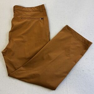 Lake & Trail Performance Pants Mens 40x32 Brown Casual Ripstop Hiking Outdoor